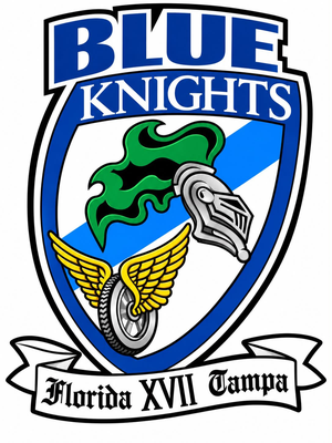 Tampa Blue Knights Florida Chapter XVII official crest logo